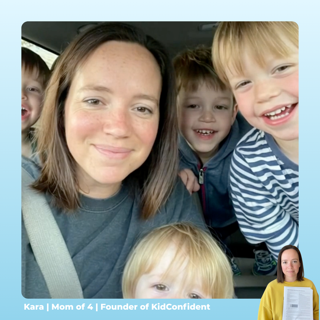 Nora — Mom of 4, Founder of KidConfident